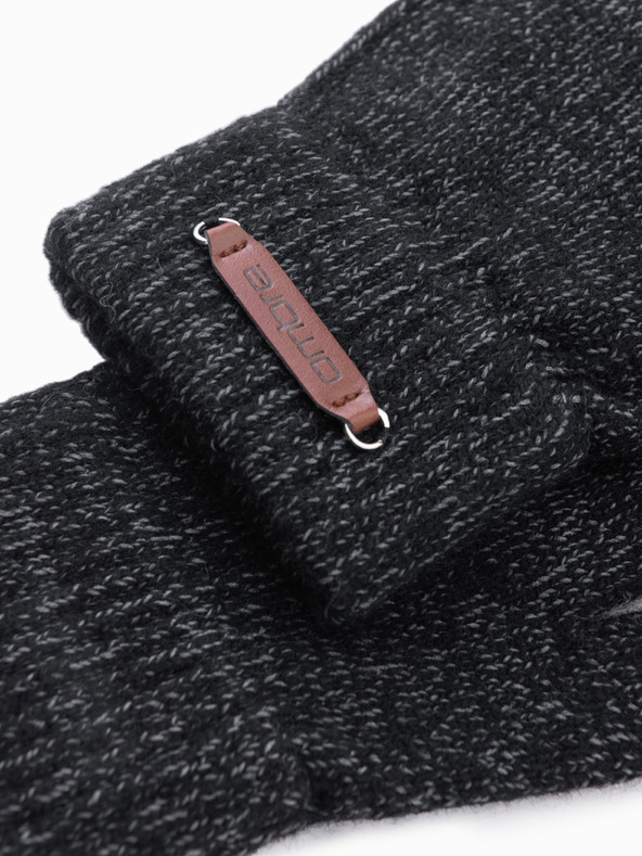 Ombre Clothing Мъжки трикотажни ръкавици с вълна Ombre Clothing