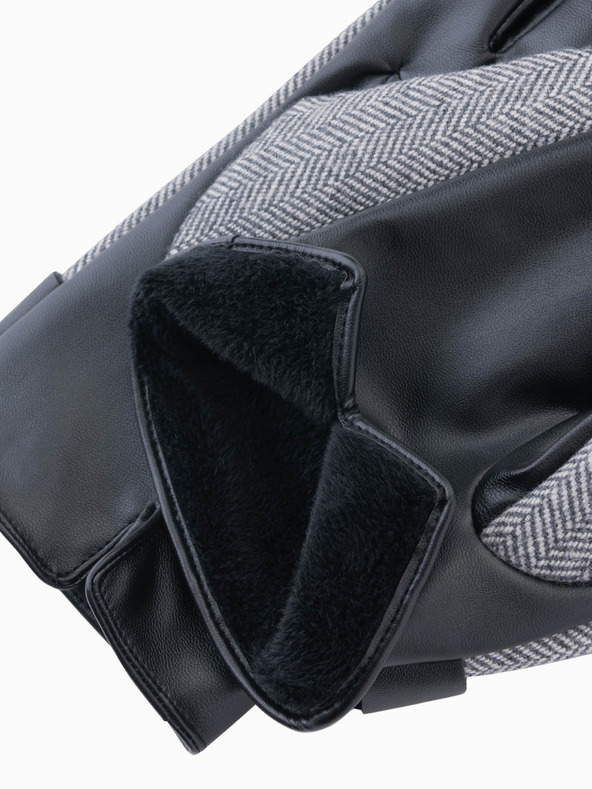 Ombre Clothing Мъжки елегантни ръкавици от вълнена смес Ombre Clothing