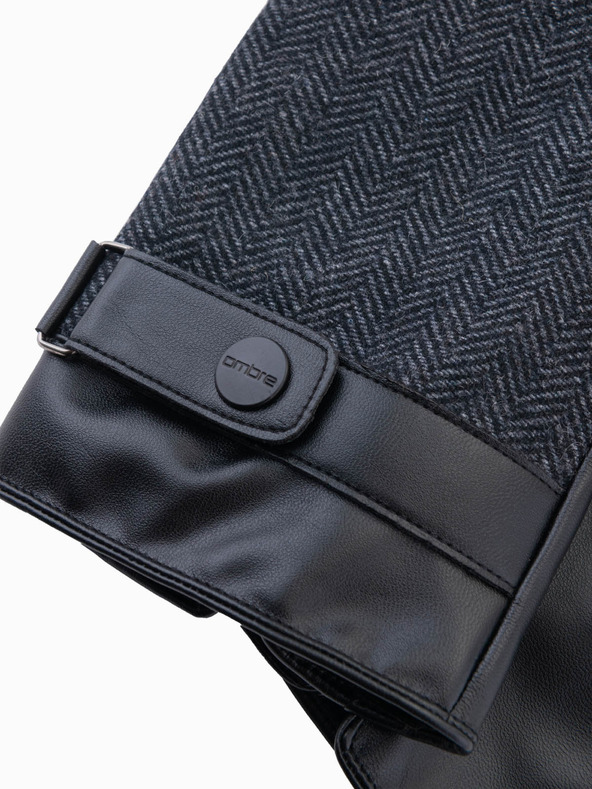 Ombre Clothing Мъжки елегантни ръкавици от вълнена смес Ombre Clothing