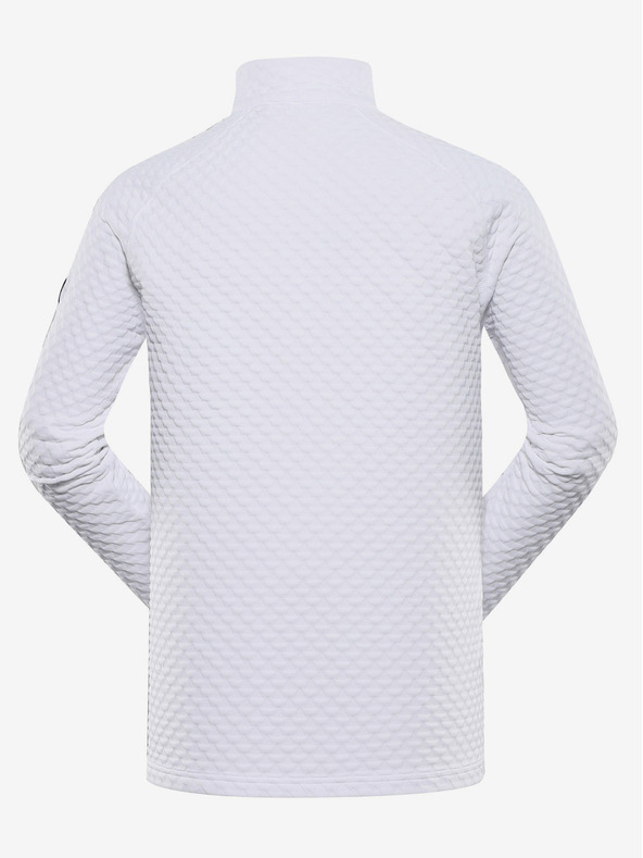 ALPINE PRO Мъжки бързосъхнещ суитшърт ALPINE PRO GETT бял