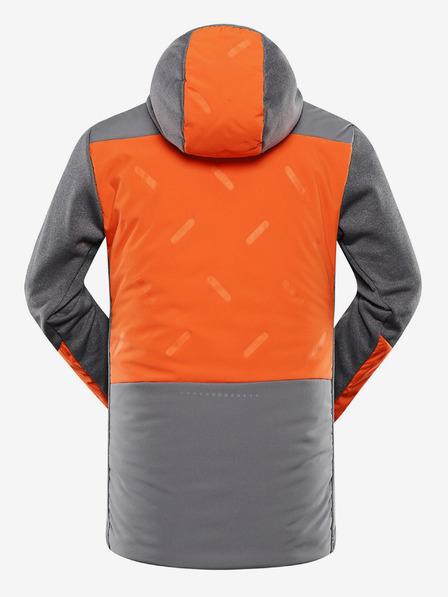 ALPINE PRO Оранжев мъжки бързосъхнещ суитшърт Alpine Pro GOMAR