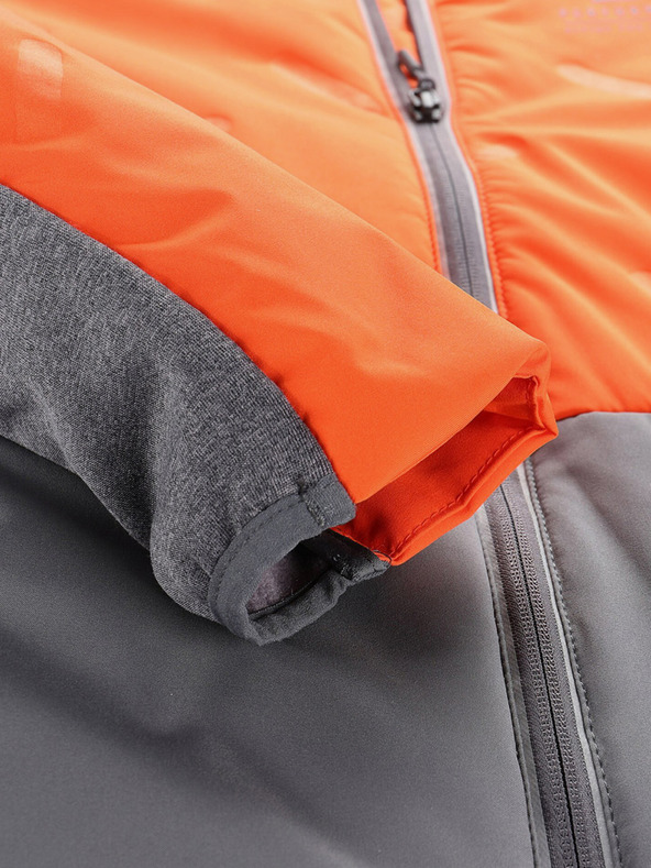 ALPINE PRO Оранжев мъжки бързосъхнещ суитшърт Alpine Pro GOMAR