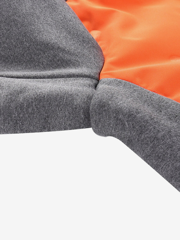 ALPINE PRO Оранжев мъжки бързосъхнещ суитшърт Alpine Pro GOMAR