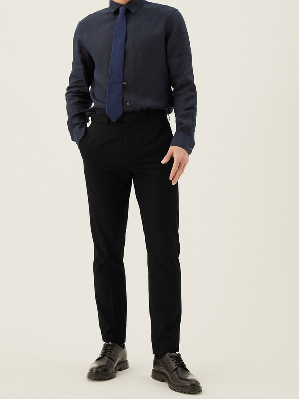 Marks & Spencer Мъжки черни панталони Marks & Spencer