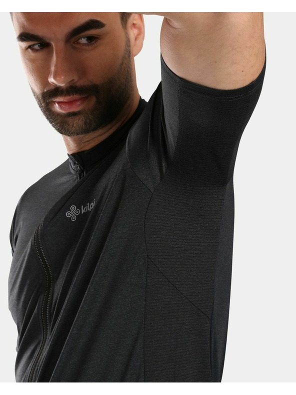 Kilpi Мъжка колоездачна фланелка Kilpi CAVALET-M Черна