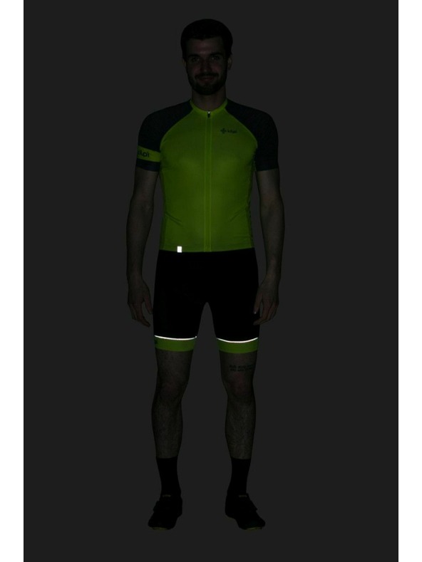 Kilpi Мъжка колоездачна фланелка Kilpi SELVA-M Светлозелена