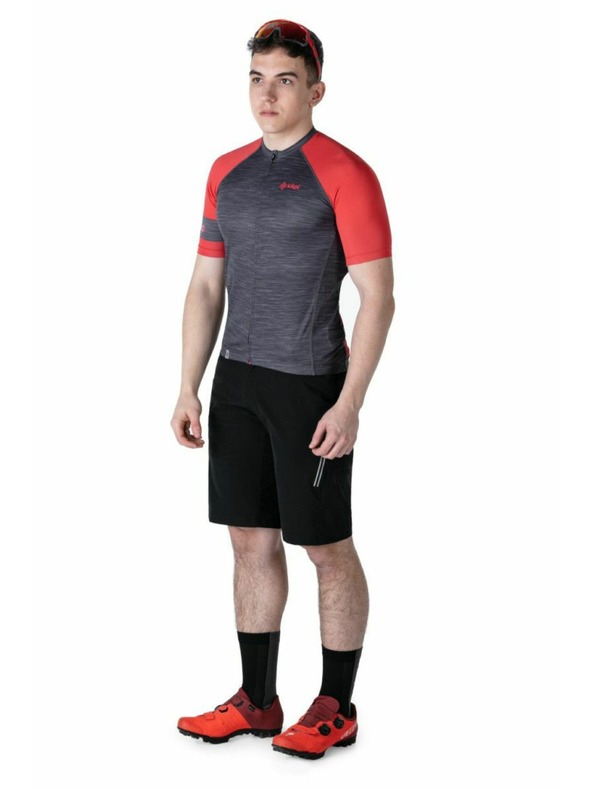 Kilpi Мъжка колоездачна фланелка Kilpi SELVA-M Светлозелена