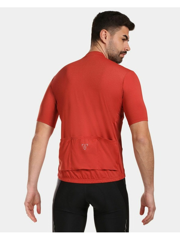 Kilpi Мъжка колоездачна фланелка Kilpi CAVALET-M Тъмночервена