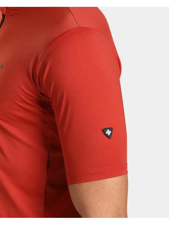 Kilpi Мъжка колоездачна фланелка Kilpi CAVALET-M Тъмночервена