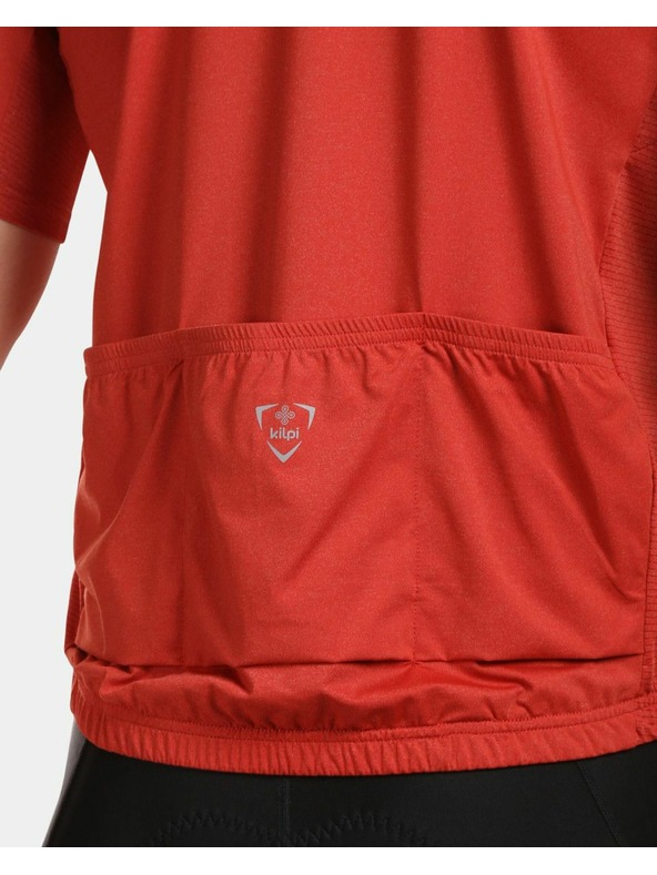 Kilpi Мъжка колоездачна фланелка Kilpi CAVALET-M Тъмночервена