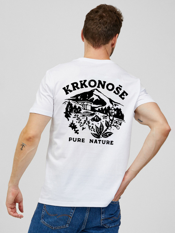 ZOOT.Original Бяла мъжка тениска ZOOT.Original Giant Mountains