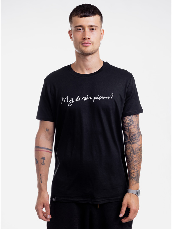 ZOOT.Original Черна мъжка тениска ZOOT Original Пишем ли днес?