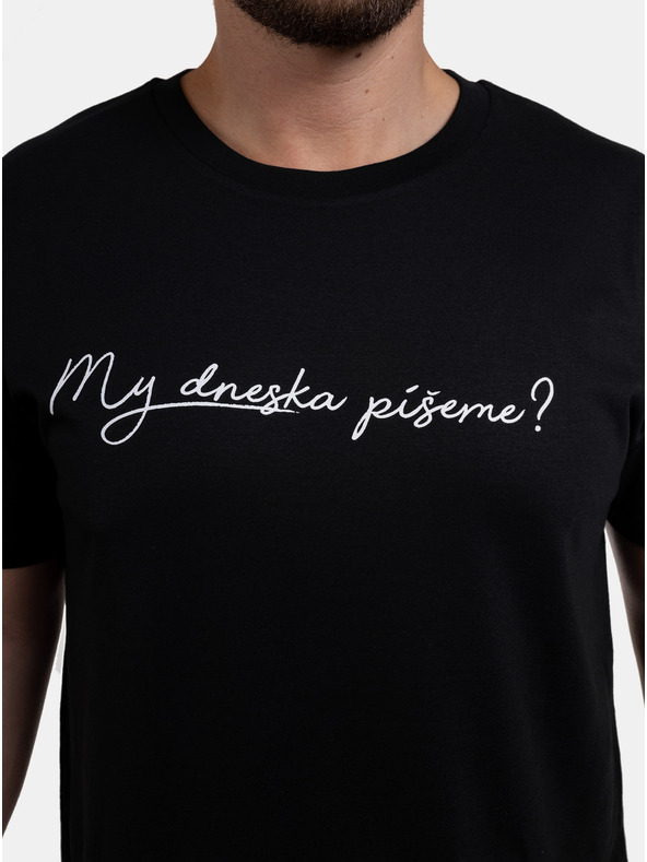 ZOOT.Original Черна мъжка тениска ZOOT Original Пишем ли днес?