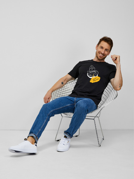 ZOOT.Original Черна мъжка тениска ZOOT.Original Яйце Бенедикт