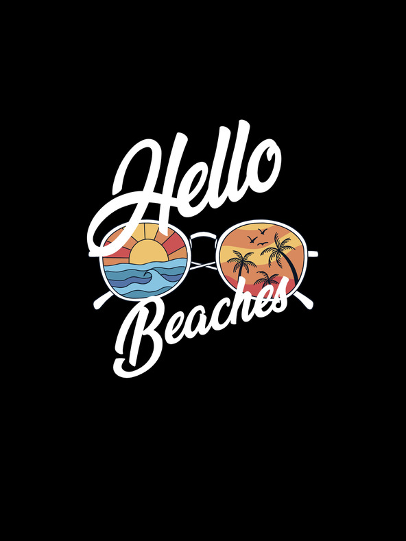 ZOOT.Original Черна мъжка тениска ZOOT.Original Hello beaches