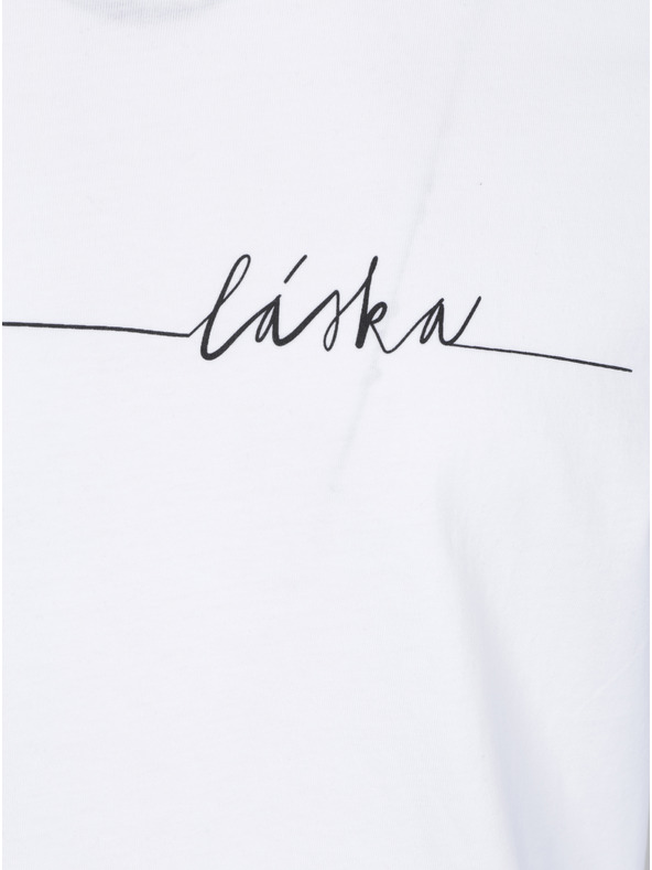 ZOOT.Original Бяла мъжка тениска с щампа ZOOT Original Love