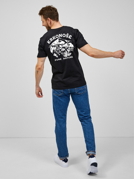 ZOOT.Original Черна мъжка тениска ZOOT.Original Krkonoše