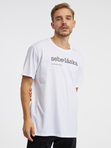 ZOOT.Original Бяла унисекс тениска ZOOT Original Себе:любов