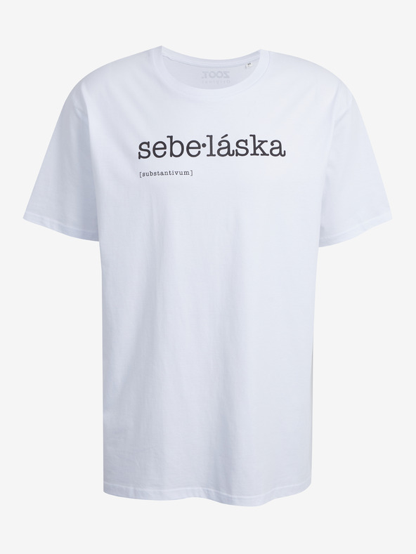 ZOOT.Original Бяла унисекс тениска ZOOT Original Себе:любов