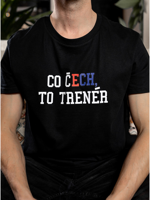 ZOOT.Original Черна мъжка тениска ZOOT Original What's Czech is Coach