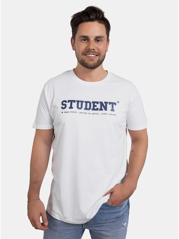 ZOOT.Original Бяла мъжка тениска ZOOT Original Student