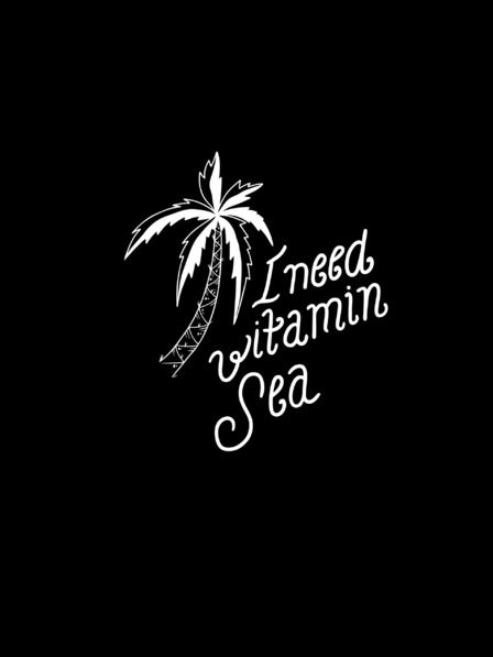 ZOOT.Original Черна мъжка тениска ZOOT.Original I need vitamin sea