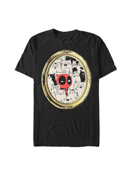 ZOOT.Fan Черна тениска Marvel Котките управляват всичко около мен
