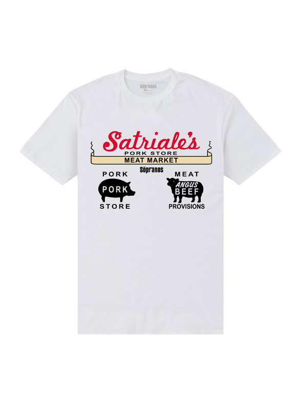 ZOOT.Fan Бяла тениска HBO The Sopranos Satriales