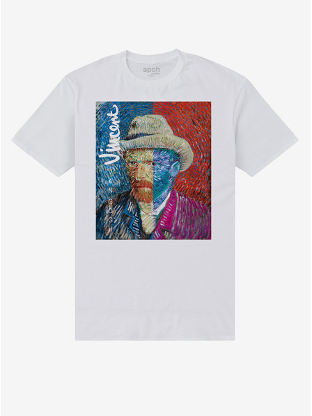 ZOOT.Fan Бяла тениска апогей Лондон апогей Ван Гог Винсент