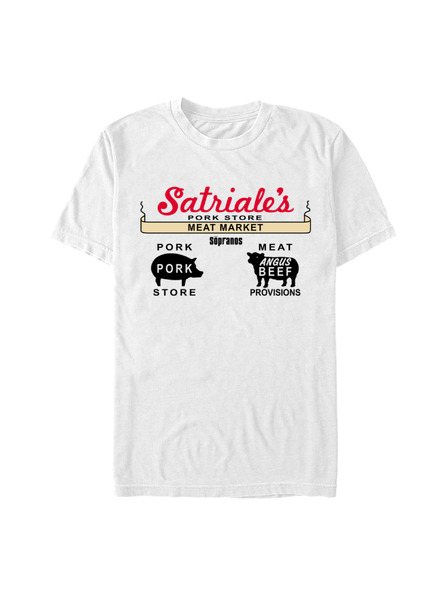 ZOOT.Fan Бяла тениска HBO The Sopranos Satriales