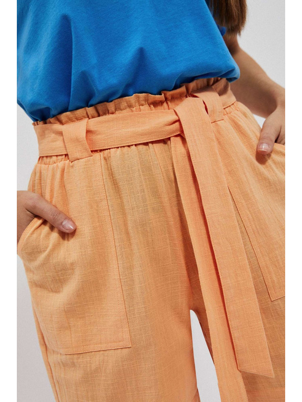 Moodo Оранжеви къси панталони за жени Moodo