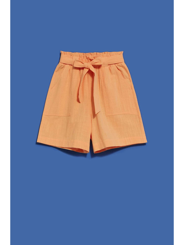 Moodo Оранжеви къси панталони за жени Moodo
