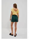 Moodo Тъмнозелени дамски къси панталони Moodo