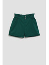 Moodo Тъмнозелени дамски къси панталони Moodo