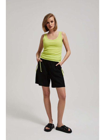 Moodo Черни дамски къси панталони Moodo