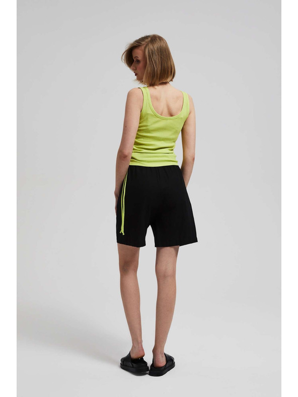 Moodo Черни дамски къси панталони Moodo