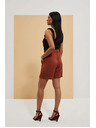 Moodo Кафяви дамски къси панталони Moodo