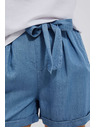 Moodo Сини дамски къси панталони от деним Moodo