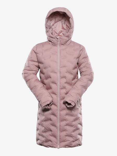 ALPINE PRO Дамско палто с импрегниране на WR ALPINE PRO AWEDA розово