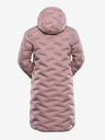 ALPINE PRO Дамско палто с импрегниране на WR ALPINE PRO AWEDA розово