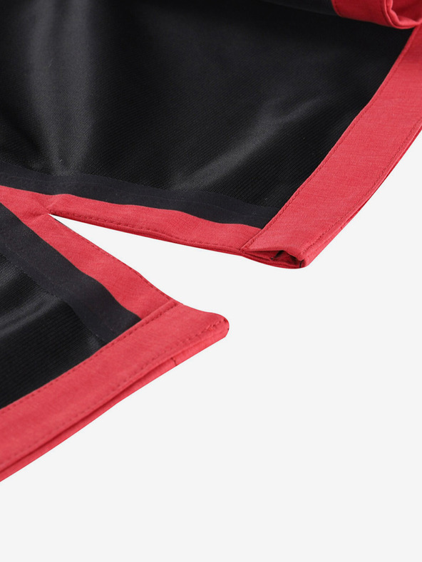 ALPINE PRO Червен дамски непромокаем шлифер с мембрана ptx Alpine Pro PERFETA