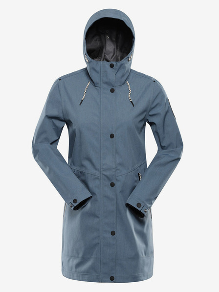 ALPINE PRO Син дамски непромокаем шлифер с мембрана ptx Alpine Pro PERFETA