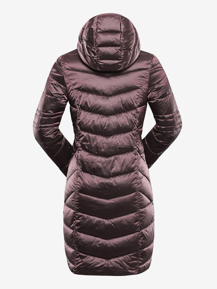 ALPINE PRO Дълго ултралеко дамско палто ALPINE PRO OREFA розово