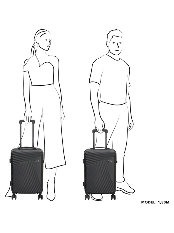 Beagles Куфар за пътуване Beagles Originals Черен