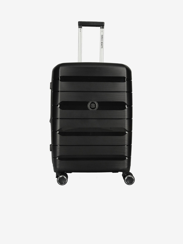 Enrico Benetti Пътнически куфар Enrico Benetti Montréal M Black