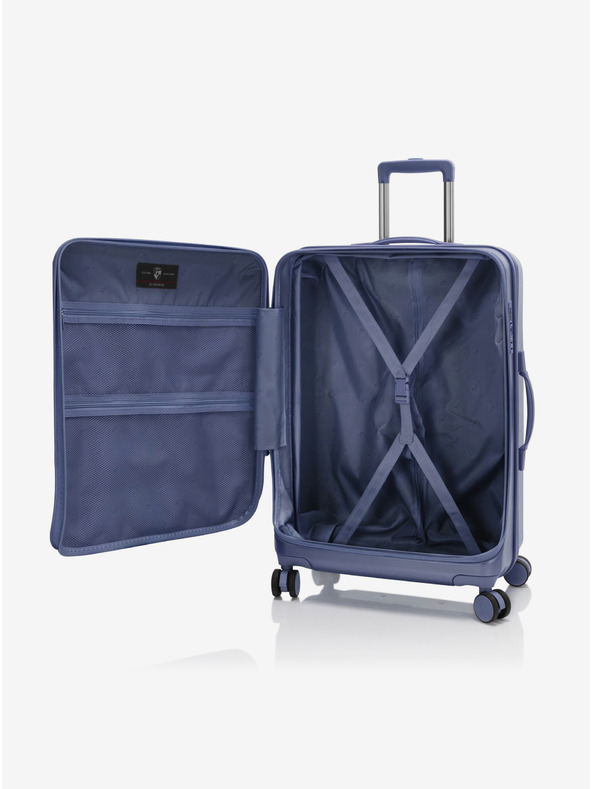 Heys Тъмносин пътнически куфар Heys EZ Fashion M Navy