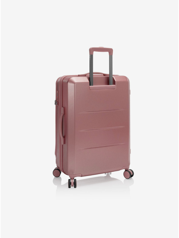 Heys Старорозов дамски пътнически куфар Heys EZ Fashion M Rose Gold