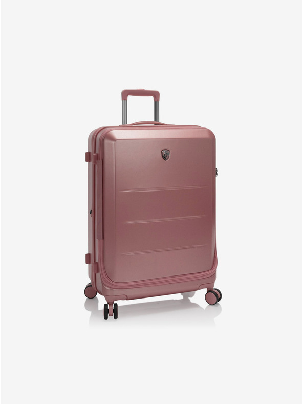 Heys Старорозов дамски пътнически куфар Heys EZ Fashion M Rose Gold