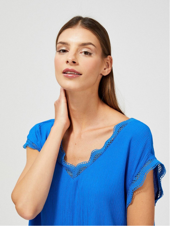 Moodo Синя дамска блуза Moodo