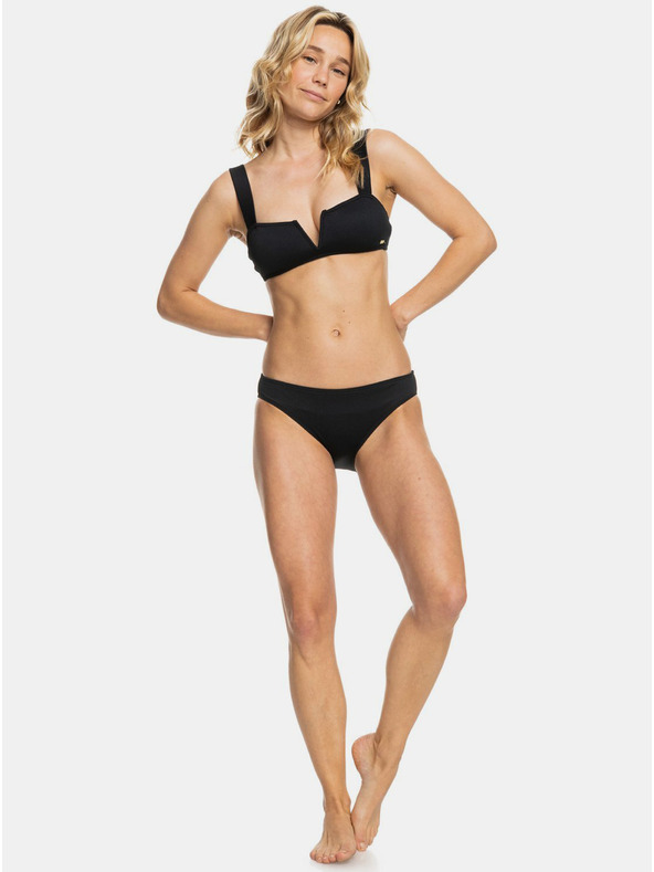 Roxy Черно-бели раирани двупартидни бански Roxy